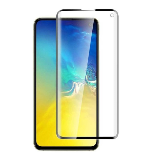 Película de vidro 5D preta para Samsung Galaxy A10s